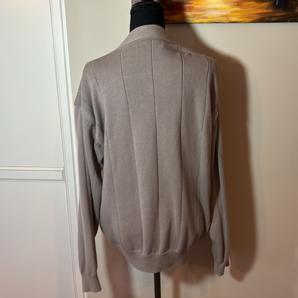 Hill & Archer tan Cardigan sweater size Large - Picture 3 of 4